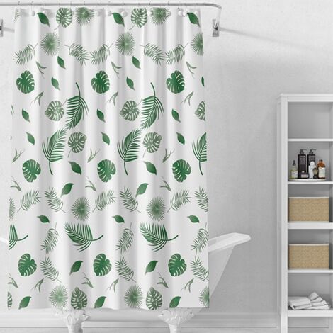 Rideau de douche, Ecran de douche, Rideau de douche, Parois de douche, Anti-bactérien lavable, 200CM (1/5)