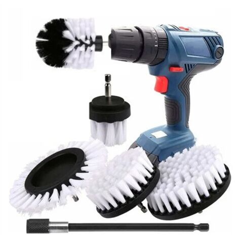 Brosse Nettoyage Perceuse 5 pièces, Brosse pour Perceuse Voiture, (sans foret) (1/5)