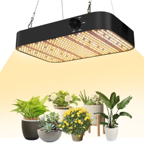 Lampe pour plantes, Lumière pour la croissance des plantes, Lumière LED pour plantes, Lumière pour plantes d'intérieur, Lumière pour plantes à haut rendement Quantum Board, KINSI