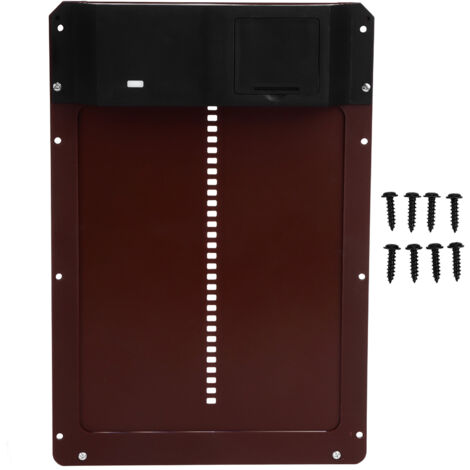 Jeffergarden Détection automatique de lumière de porte de Protection de volaille de porte de poulailler pour le maintien de la volaille de ferme marron (1/5)