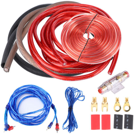 Câble de haut-parleur, fil de subwoofer audio automobile, woofer kit durable haut de gamme pour circuits d'amplificateur de puissance