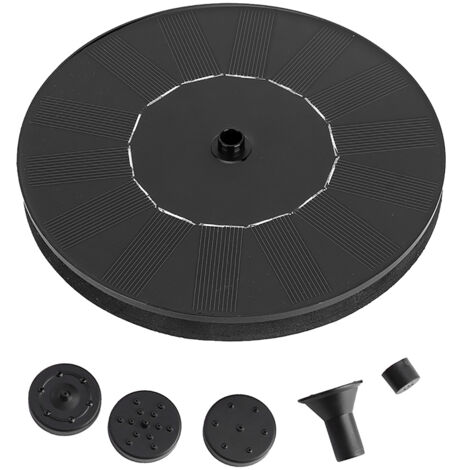 Pompe à eau de fontaine flottante à énergie solaire créative, pour jardin, étang, piscine, aquarium, 180L/H, 1.4W