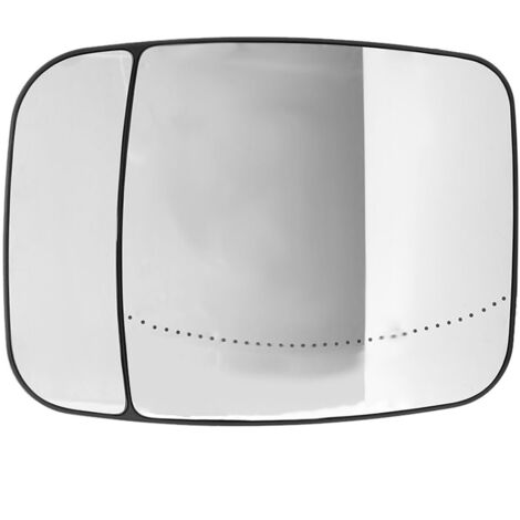 Eosnow Verre de rétroviseur latéral de chauffage électrique de porte droite de voiture 95517329 adapté à la circulation