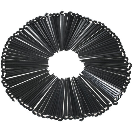 Paquet de valeur d'irrigation goutte à goutte à tige fixe de 100 pièces, piquets de Support, pour parterres de fleurs, jardin d'herbes
