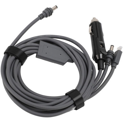 Câble d'alimentation 3 en 1, prise mâle DC vers Type C PD100W, adaptateur de chargeur de voiture pour Mini appareil Satellite, 15 mètres/49,2 pieds
