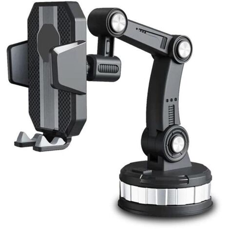 Eosnow,Support de téléphone super adsorption support de téléphone portable de voiture rotatif pour voiture lucarne tableau de bord pare-brise mains libres clip support de téléphone portable