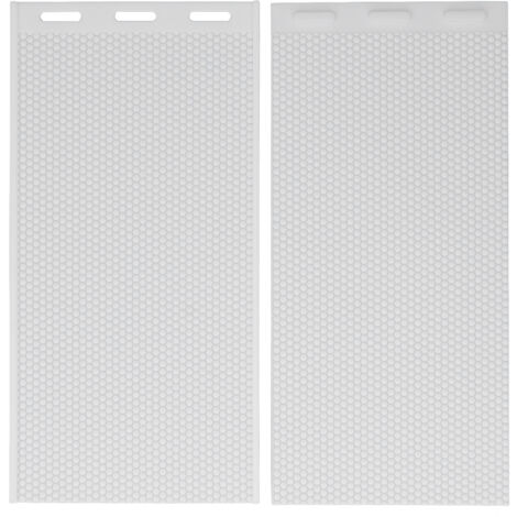 Eosnow Lot de 2 feuilles de cire d'abeille en silicone de 5,4 mm, presse manuelle, gaufrage, moule à faire soi-même, équipement d'apiculture