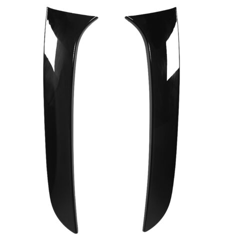 Eosnow Becquet latéral de fenêtre arrière, 2 pièces, noir brillant ABS anti-vieillissement de remplacement pour série 1 F20 F21 2012 – 2019