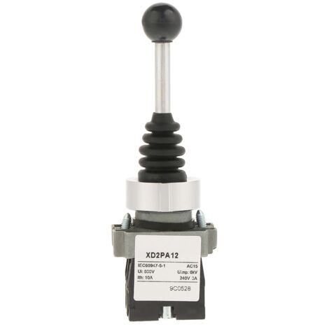 Remplacement de commutateur de manette verrouillé à 2 positions 2NO pour XD2PA12