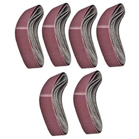 Bande Abrasive 6 Pièces GXK51-B, Bande Abrasive sans Fin 915 100mm 60/80/100/120/150/180 (1/4)