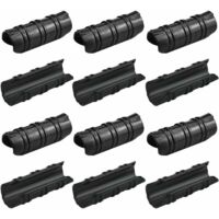 Lucky-88 – Lot de 100 serre clips 25mm – Résistants aux températures élevées – Fixation facile pour bâches et tuyaux – Accessoire serre noir