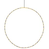 Skylantern – Cercle lumineux décoratif 50 cm – 50 LED blanc chaud – Ambiance cosy pour intérieur – Facile à suspendre sur murs ou fenêtres