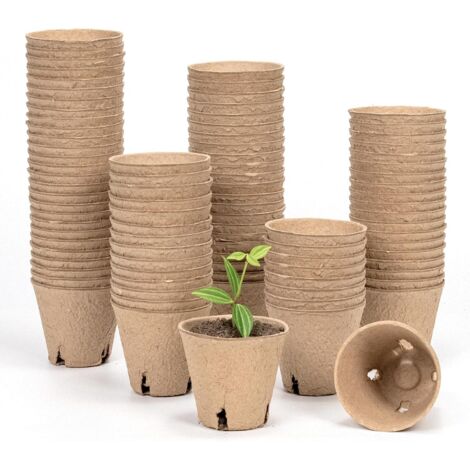 Lot de 100 pots de pépinière de 7,6 cm (1/5)