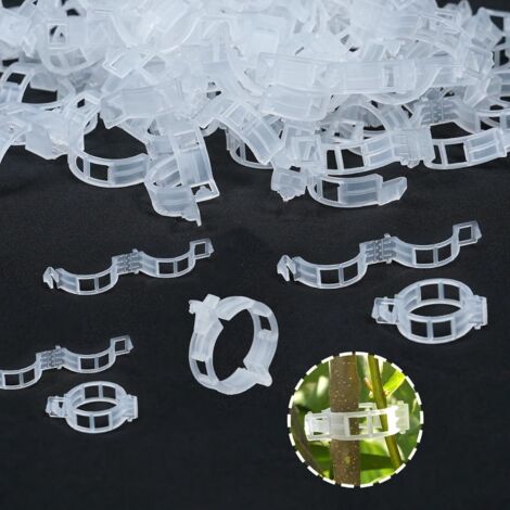 200 Pièces Clips Plante Grimpante Clip de Fixation Végétale Auto-Adhésif, Clips de Support pour Plantes Grimpantes Végétal Mur Support Vigne Plante Grimpante pour Jardinage Vignes Légumes (1/5)