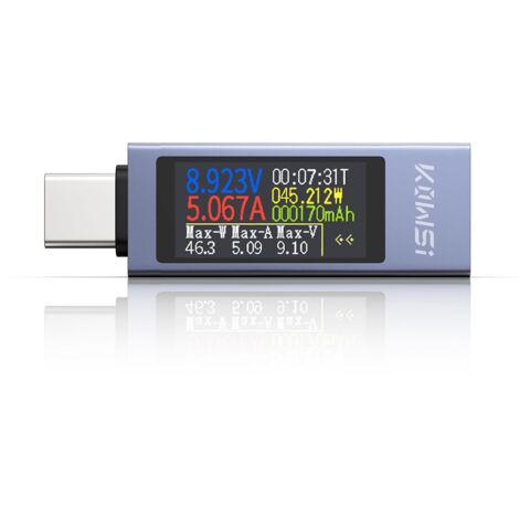 1PCS USB-interface stroom- en spanningstester Opladen Voltmeter Versterker Volt Ampèremeter Detector kopen vanaf een prijs van 3.45