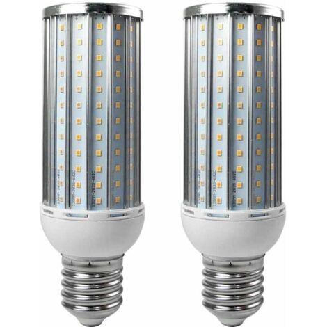 2Pcs E40 50W Ampoule LED Alliage Aluminium Blanc Froid 192X2835 SMD AC 110/220V