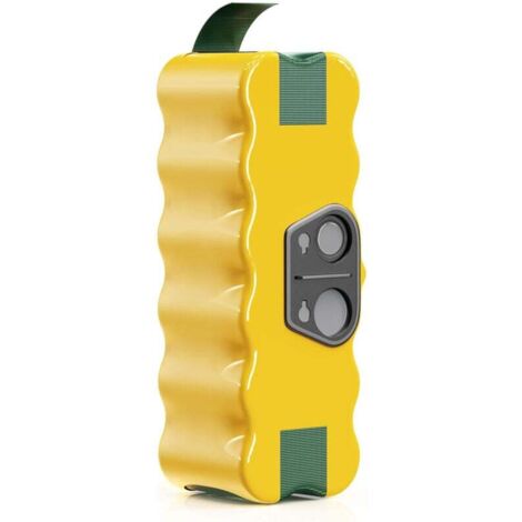 Batterie pour iRobot Roomba 500 600 700 800 Séries et R3, Scooba 450 Aspirateur, 14.4V 4500mAh Ni-MH, avec 2 Brosses Latérales (1/4)