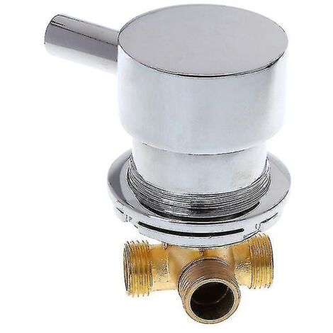 Ahlsen – Mitigeur thermostatique de douche G1/2 – Laiton épaissi – Entrées eau chaude et froide – Contrôle précis de la température