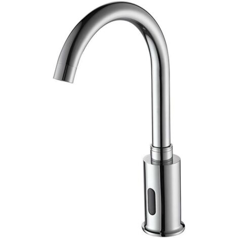 Ahlsen – Robinet automatique infrarouge – Technologie à jet d'air – Économique en eau – Mousse douce et non éclaboussante – Installation facile
