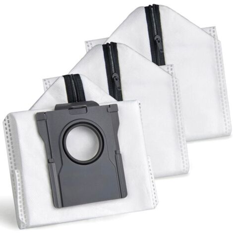 Réutilisables Sacs d'aspirateur pour Dreame L40s Pro Ultra/L40 Ultra/X50 Ultra/L10s Ultra Gen2/L10s Pro Ultra, Sacs à Poussière de Remplacement pour Mova E30/P50/V50 avec Fermeture éclair (3 Pièces) (1/5)