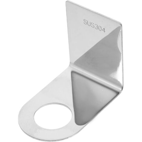 Support Mural Acier Inoxydable Pour Distributeur De Shampooing Et Gel Douche Rangement Mural Adhésif Compact Pour Salle De Bain Facile à Installer Et Nettoyer Pour Petites Douches (1/5)