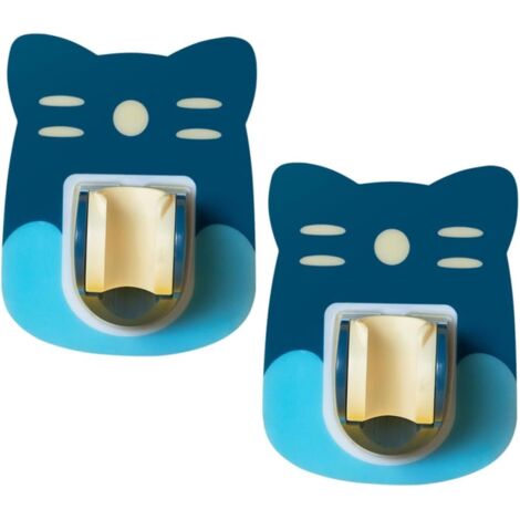 2pièces Support De Supports De Tête De Imperméables Installation Facile Et Accessoires De Salle De Bain (1/5)