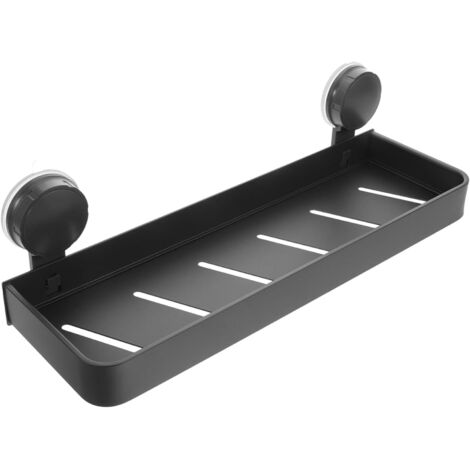 Étagère De Douche à Ventouse pour Articles De Toilette Installation sans Perçage Étagère Murale pour Salle De Bain Lisse (1/5)