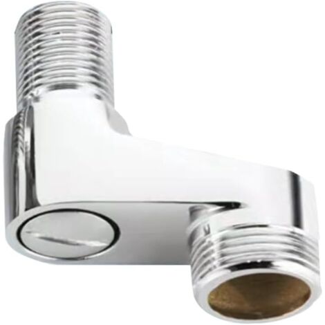 Adaptateur de robinet de baignoire, 25 mm à 20 mm, kit d'installation de robinet de douche chromé, pièce de rechange avec bras oscillant réglable (1/5)