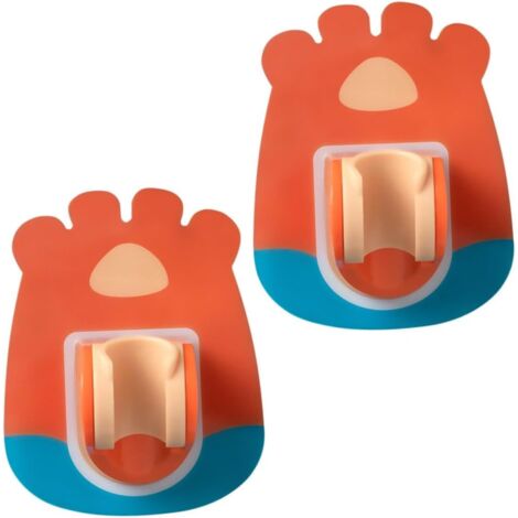 2pièces Supports pour Pommeau de Douche Support de Douchette Base de Douche sans Perçage Accessoires pour Salle de Bain Lot (1/5)