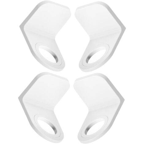 4pièces Distributeur Savon Douche Mural Sans Perçage Porte-gel Douche Adhésif Organisateur Salle De Bain (1/5)