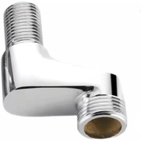 Adaptateur de robinet de baignoire, 25 mm à 20 mm, kit d'installation de robinet de douche chromé, pièce de rechange pour bras oscillants d'installation (1/5)