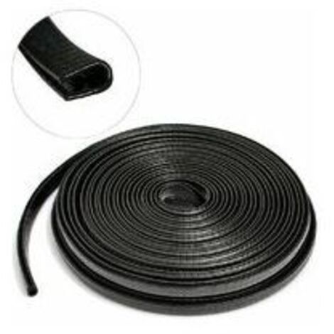Protections Bord Portière De Voiture, 10M Protection Portiere Voiture, U Forme Portière de Voiture Joint en Caoutchouc Protecteur, pour La Porte de Voiture en Anti collision Protéger (10M, Noir)