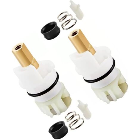 Kit de remplacement de cartouche de robinet compatible avec RP25513 pour la prévention des fuites dans les robinets de salle de bain, cuisine et baignoire, construction en laiton + plastique (1/5)