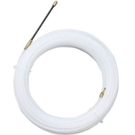 Tire fils d'électricien nylon 30m – Tête flexible de guidage – Ø4 mm – Résistant aux hautes températures et au vieillissement (1/4)