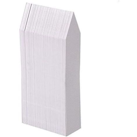 Lot de 100 étiquettes en plastique pour plantes 10x2cm – Résistantes aux UV et à l'eau – Surface d'écriture lisse des deux côtés (1/5)