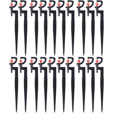 Arroseur asperseur rotatif 360° – Portée 2-5m – Pression 2kg – Compatible avec prise de terre 20cm – Installation facile (1/5)