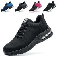 Galozzoit – Chaussures de sécurité légères et confortables – Norme 200 joules – Semelle en Kevlar – Maille ventilée pour circulation d'air