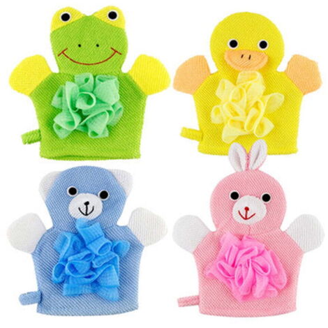 Gant de toilette dessin animé pour enfants - 4 pièces (1/5)