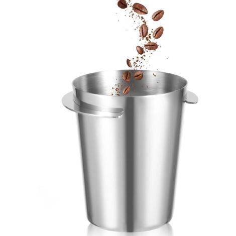 Tasse Doseuse de Café de 51 mm, Gobelet Doseur de Café en Acier Inoxydable, Distributeur Tasse Dosage, Tasse Dosage de Café Tasse Doseuse à Expresso Partie d'alimentation en Poudre de Café