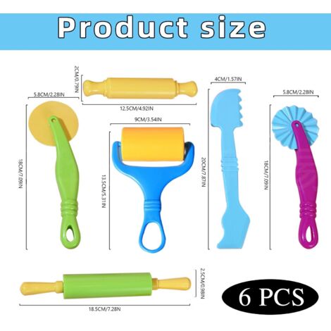 Set De Pâte À Modeler pour Enfants, Pâte À Modeler 36 Couleurs, avec Outils De Coupe, Jouets