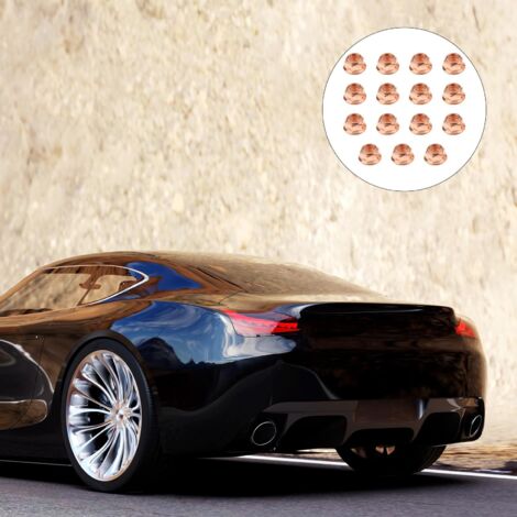 Écrous échappement M8 Hexagonaux - 15 Pièces, M8x1.25 CU SW13, Cuivre