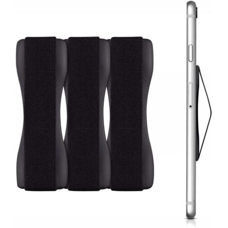 Lot de 3 Supports pour téléphone Portable et Smartphone (Noir) (1/5)