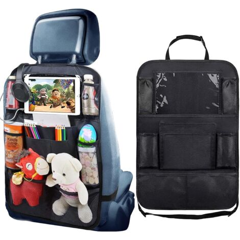 Support de Protection de Dossier de Voiture, Organisateur Multi-Poches,Tissu Oxford pour siège de Voiture, Protection de Dossier de Voiture pour Enfants