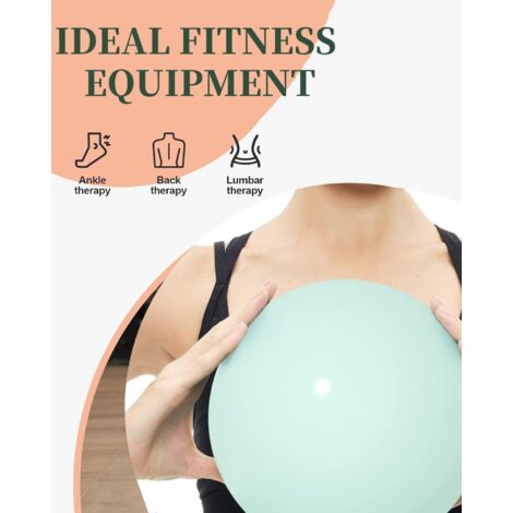Voarge Ballon Pilates 25cm - Balle Fitness Yoga Équilibre Maison Gym Bureau