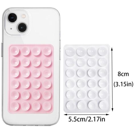 2Pcs Support Ventouse Telephone,Ventouse iphone Silicone Adhésif,Coque Ventouse,Support Telephone Ventouse,Ventouse Telephone,Ventouse Telephone Portable,Support Téléphone Ventouse,Octobuddy (1/5)