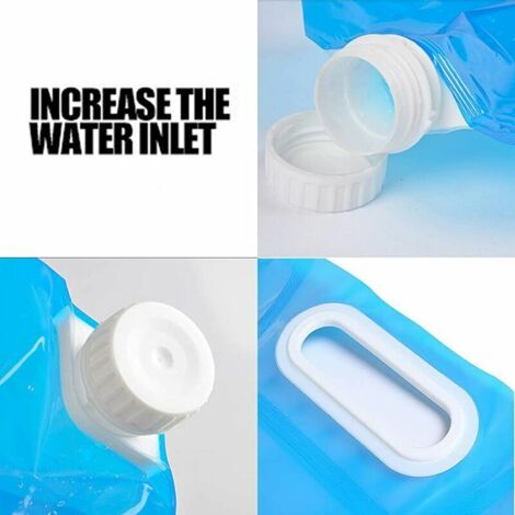 10733 Bidon D'Eau Pliable De 10 Litres Avec Robinet Pour Randonnée, Camping, Pique-Nique, Voyage 10733 Bidon D'Eau Pliable De 10 Litres Avec Robinet Pour Randonnée, Camping, Pique-Nique, Voyage
