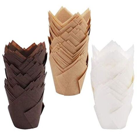 Mini Moules à Muffin en Papier, 150 Pièces,petit 5 cm, Muffins de Papier graisse, idéal pour les Muffins sucrés et salés