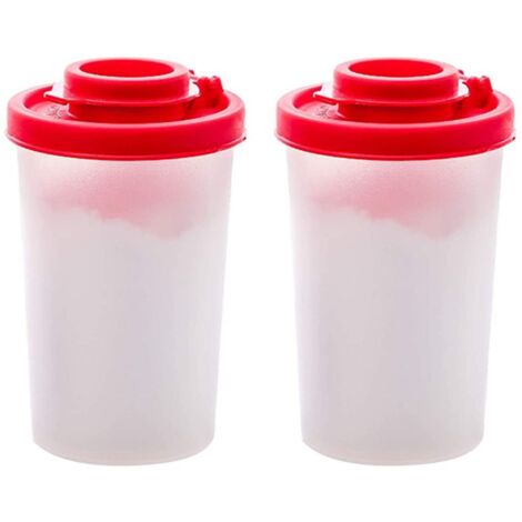 De sel et de Poivre, étanche à l'humidité, Set de 2, grande Salière à Emporter, Camping, Pique-nique, de plein air, Cuisine, grand