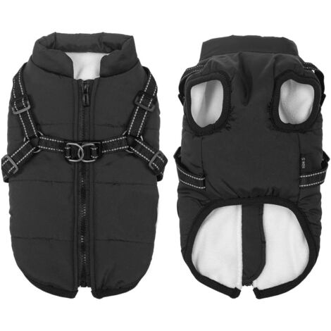 Veste d’hiver pour chien chaude et coupe-vent, manteau confortable – taille 3XL