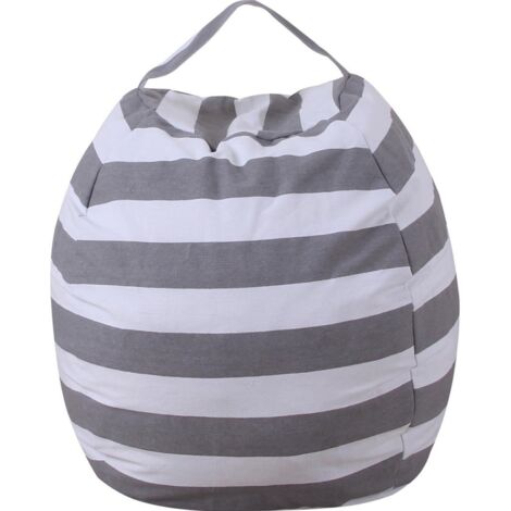 Sac de rangement pour jouets et peluches enfants, grande capacité, pliable